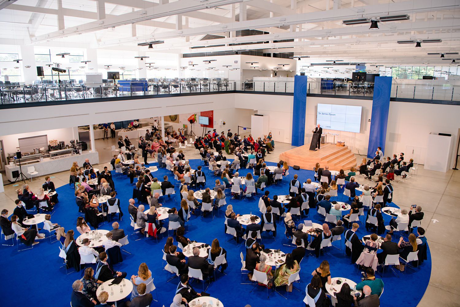 First cohort on their first day at Dyson.